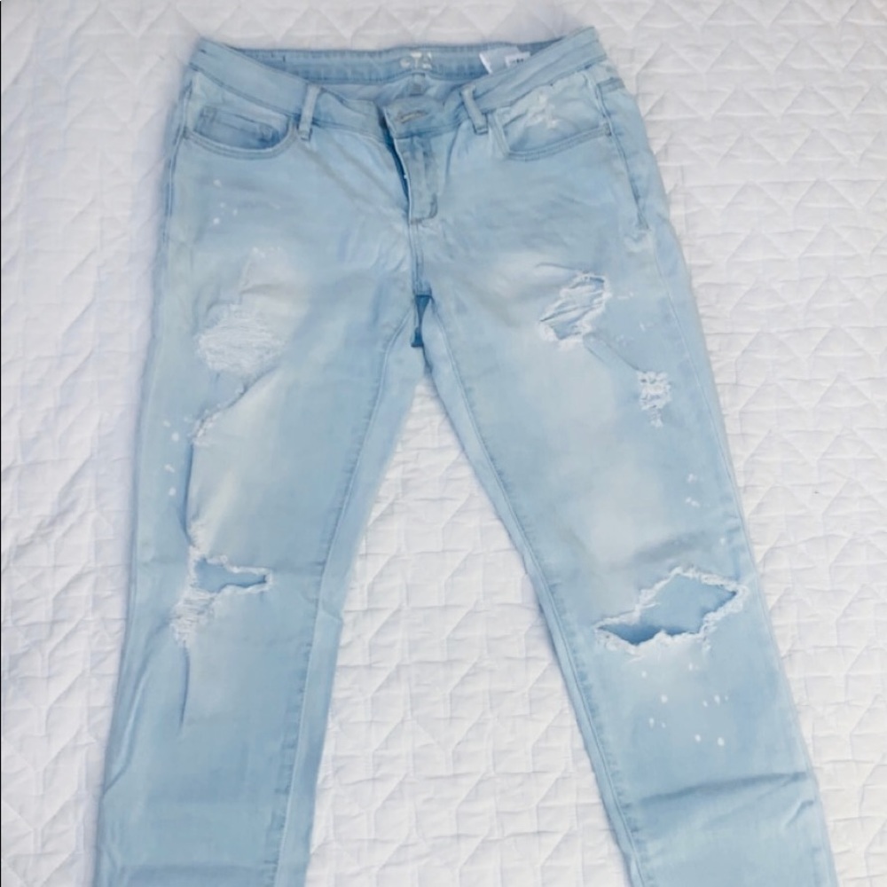 Ripped 90s jeans for 25 / size 9 (Garage Brand) / Good Condition